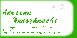 adrienn hauszknecht business card